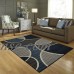 Better Homes & Gardens Geo Waves Textured Print Area Rug or Runner, Multiple Sizes and Colors   1751752